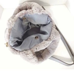 Free People faux fur tote bag